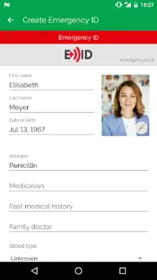 Echo112 – Medical ID android App screenshot 0